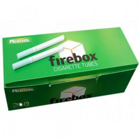 Гильзы аромат ментол FireBox Menthol 250 шт для табака